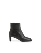 stivaletto fibbia nappa nero - del carlo - stivaletto