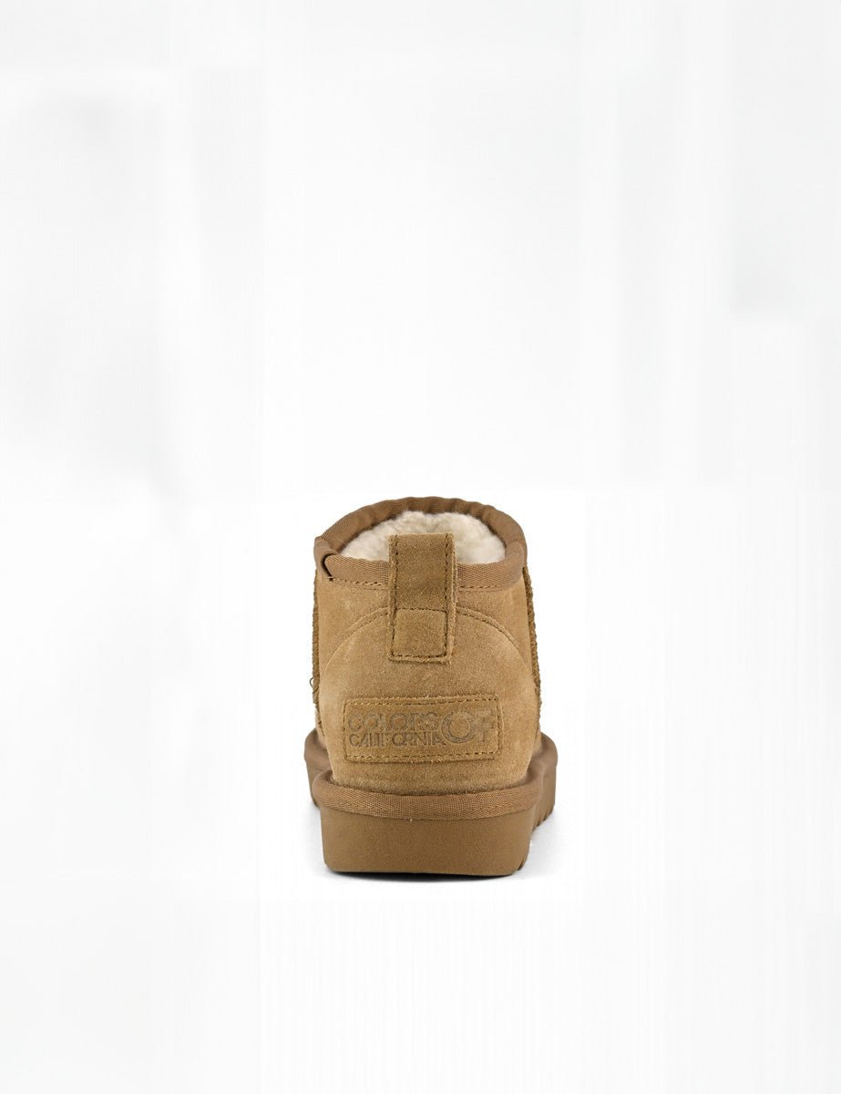 stivaletto short tan biscotto - colors of california - stivaletto
