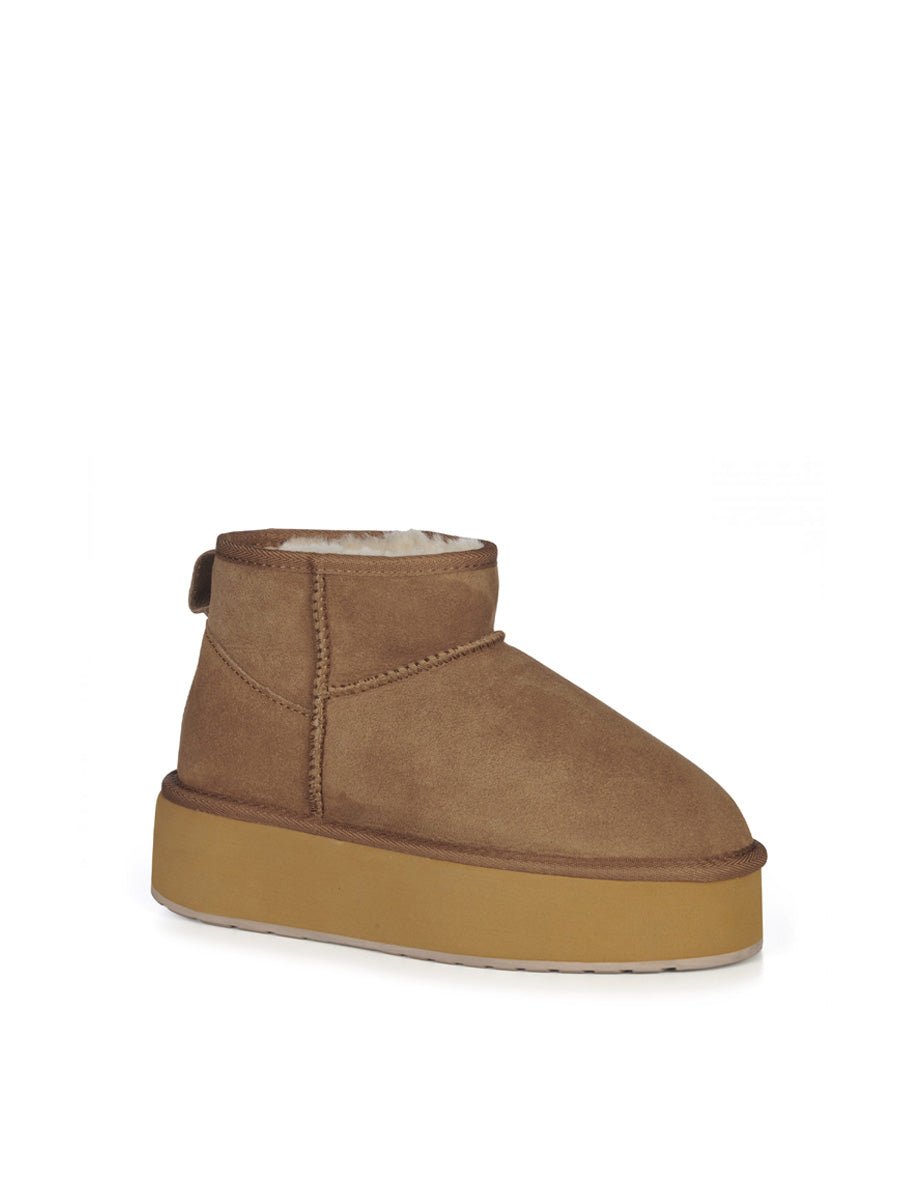 stivaletto stinger flatform chestnut - emu - stivaletto