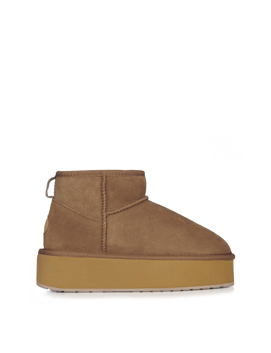 stivaletto stinger flatform chestnut - emu - stivaletto
