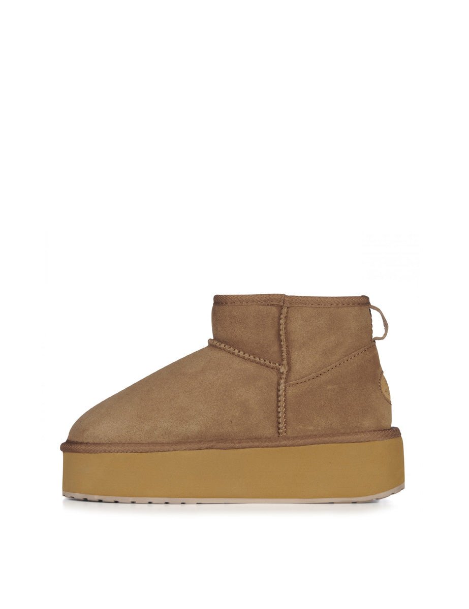 stivaletto stinger flatform chestnut - emu - stivaletto