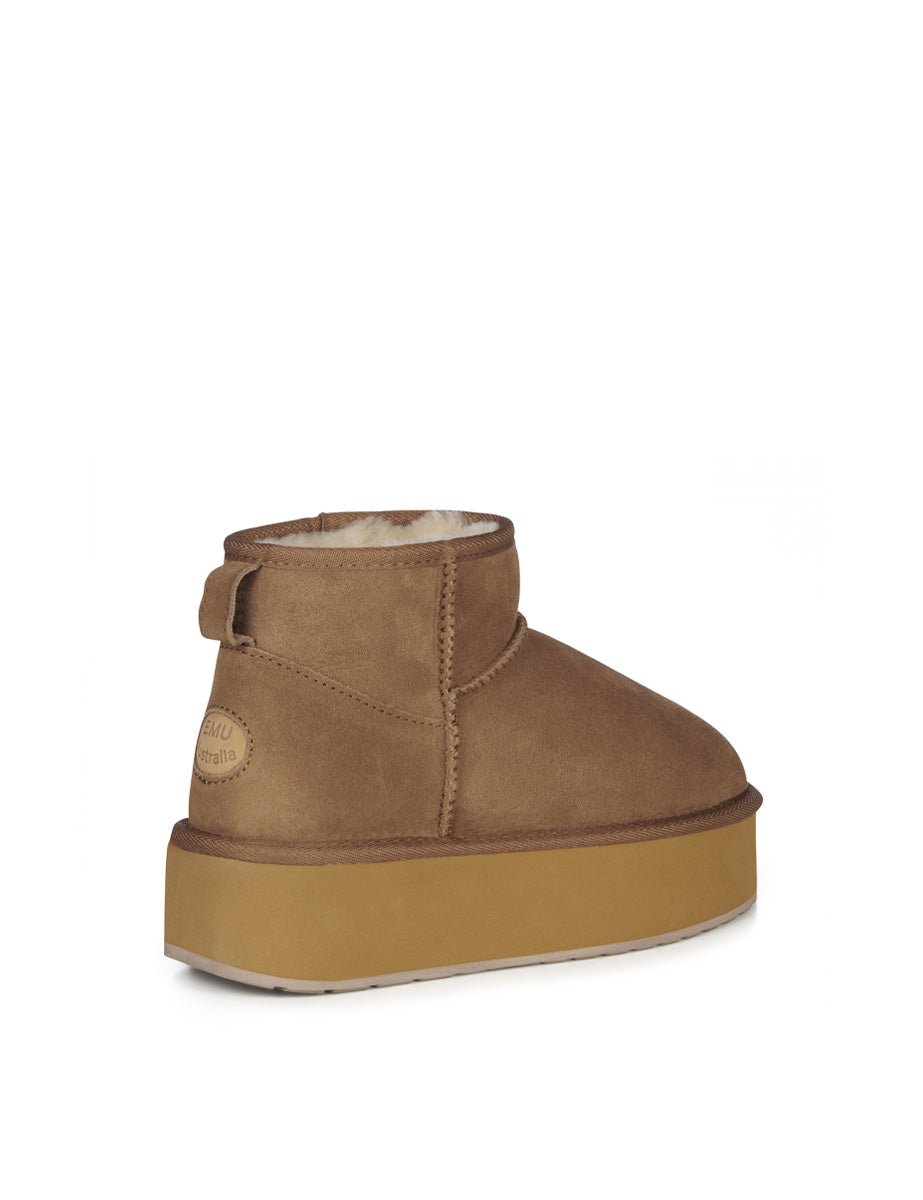 stivaletto stinger flatform chestnut - emu - stivaletto