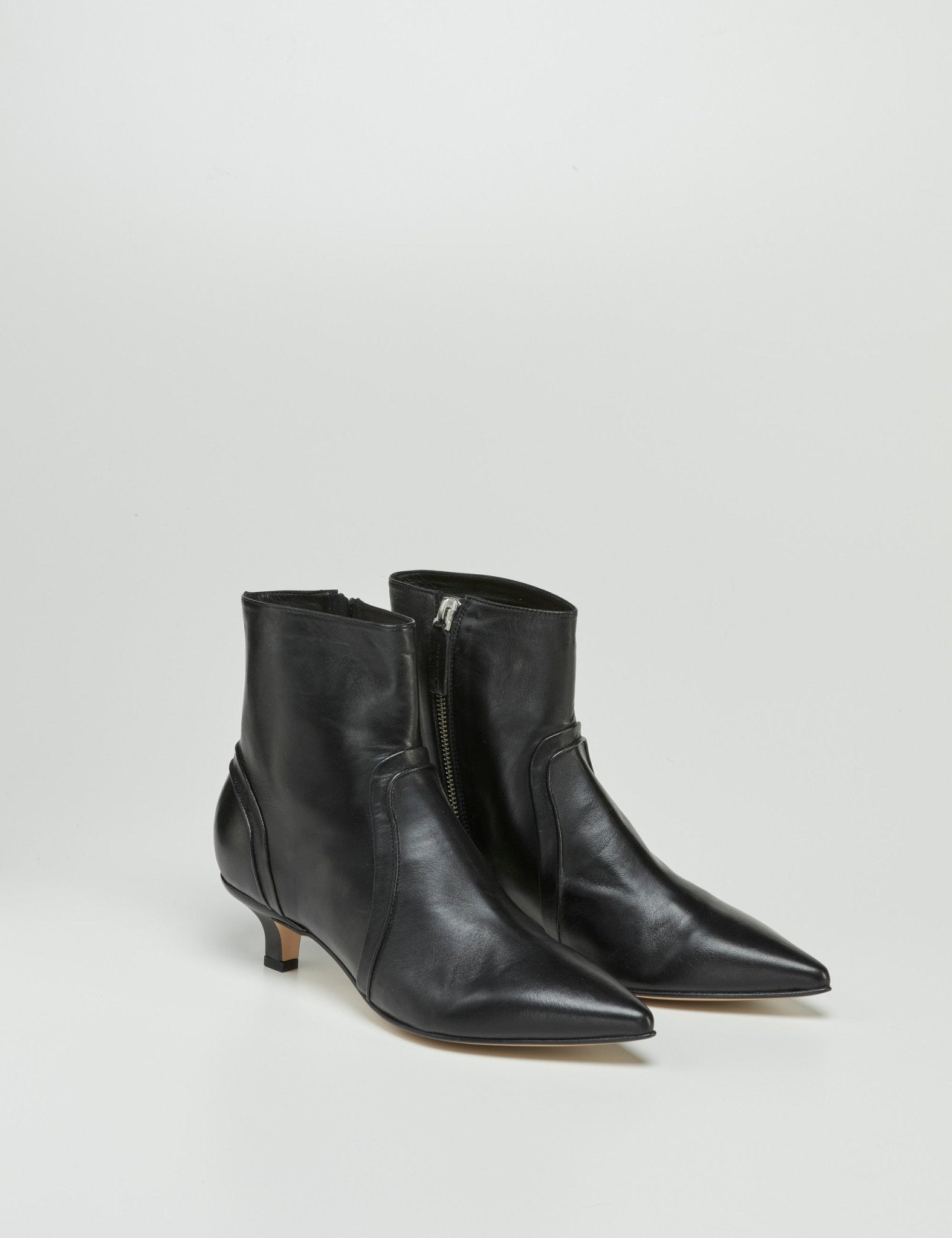 stivaletto tacco nero - pomme d'or - stivaletto