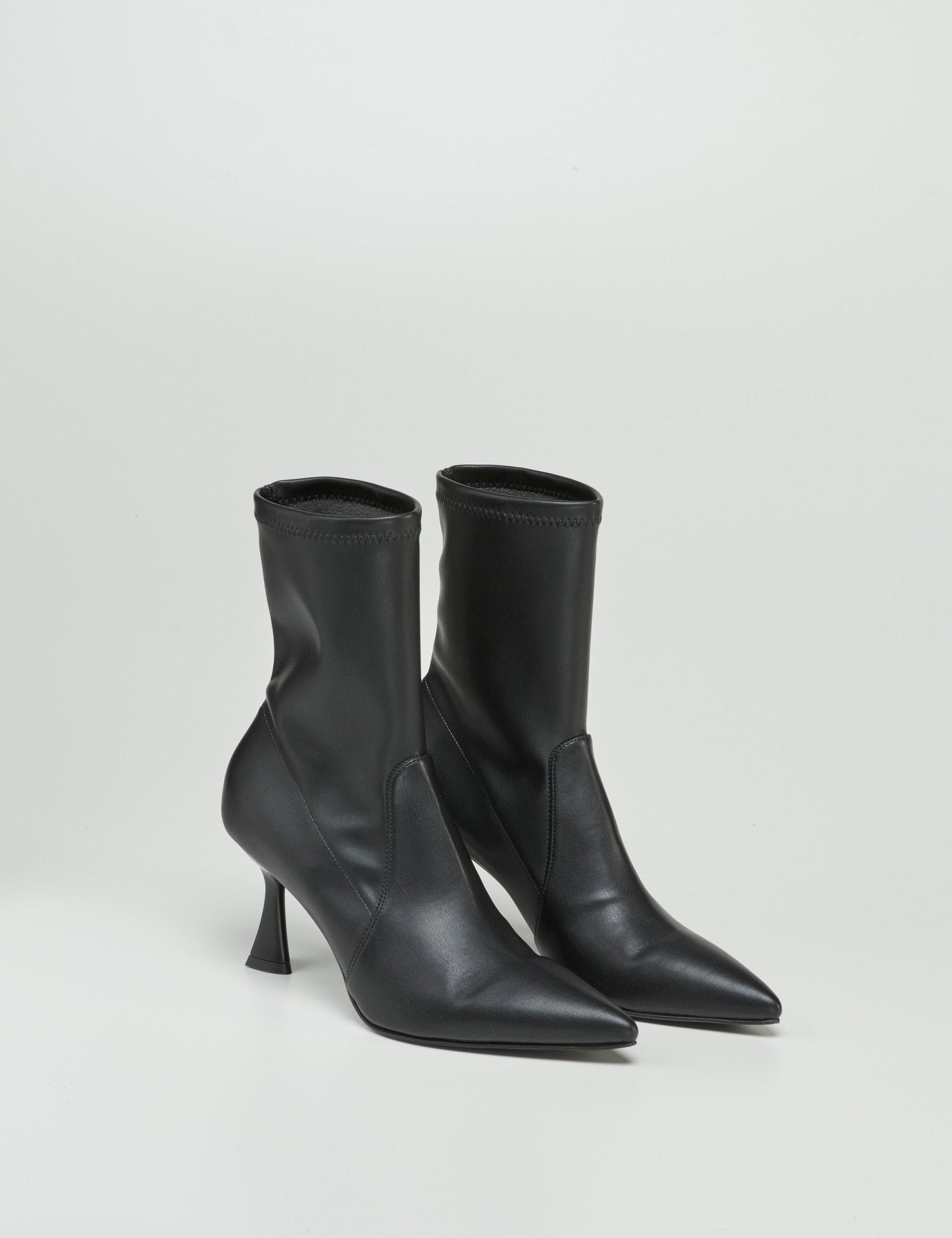 stivaletto tacco nero - sergio levantesi - stivaletto