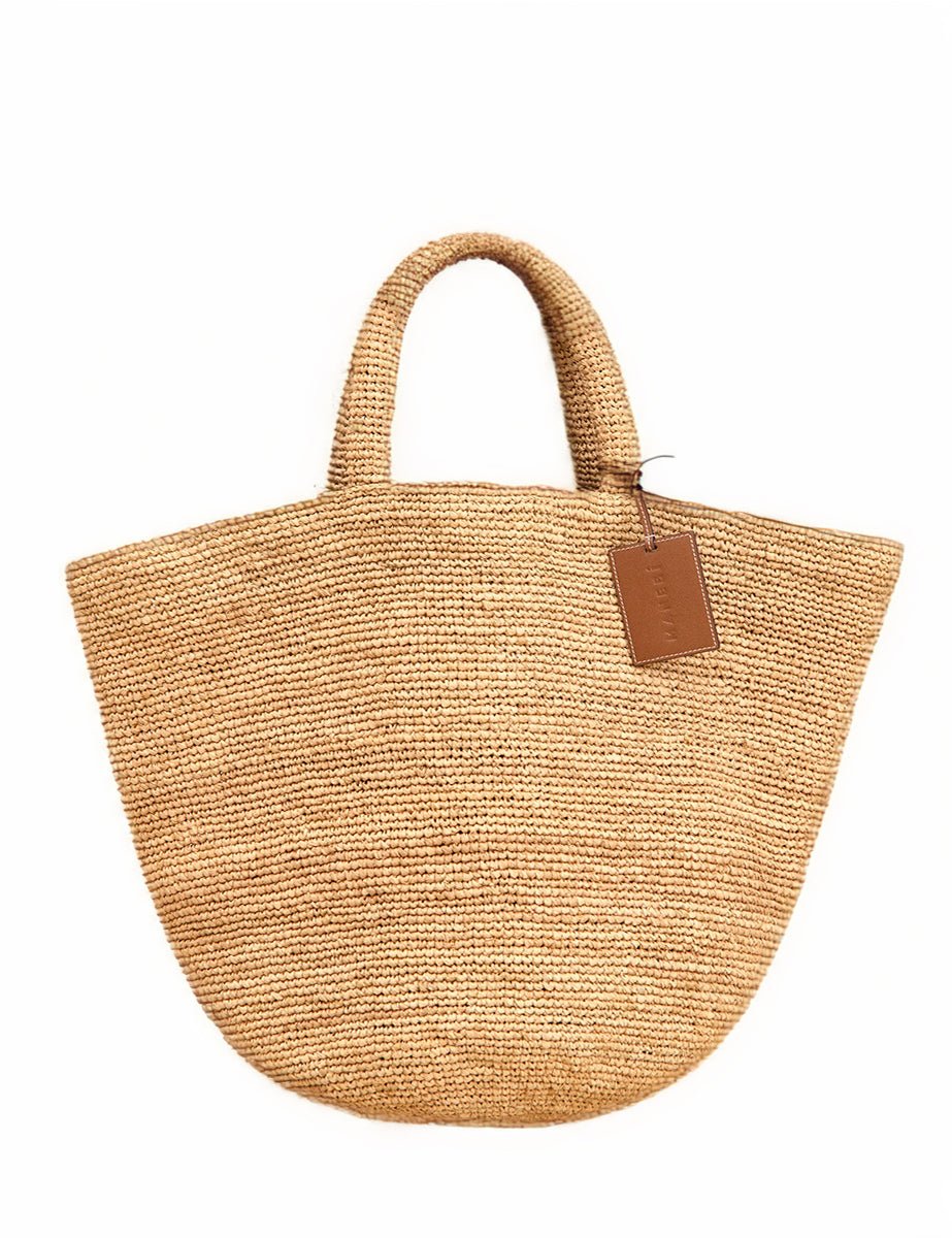 summer bag natural tan - maneb� - shopper