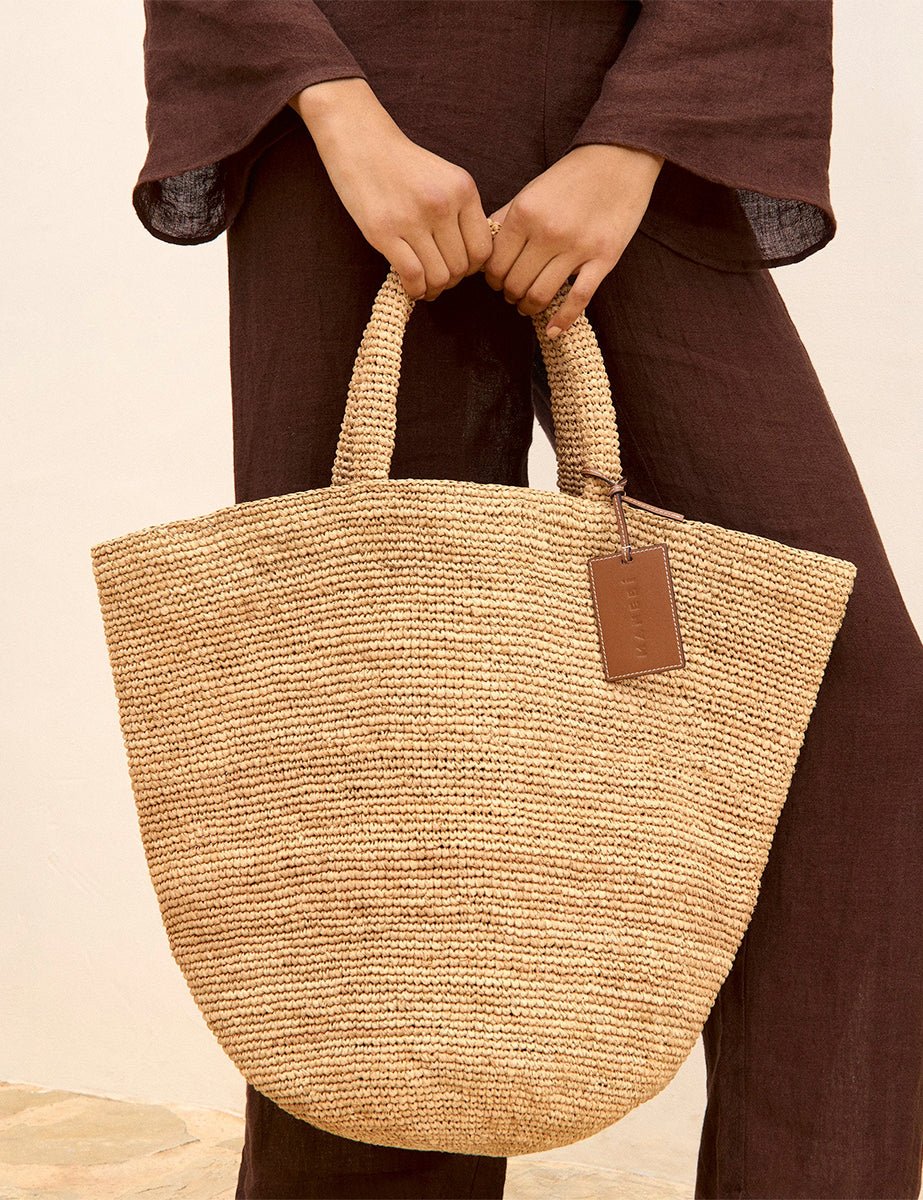 summer bag natural tan - maneb� - shopper