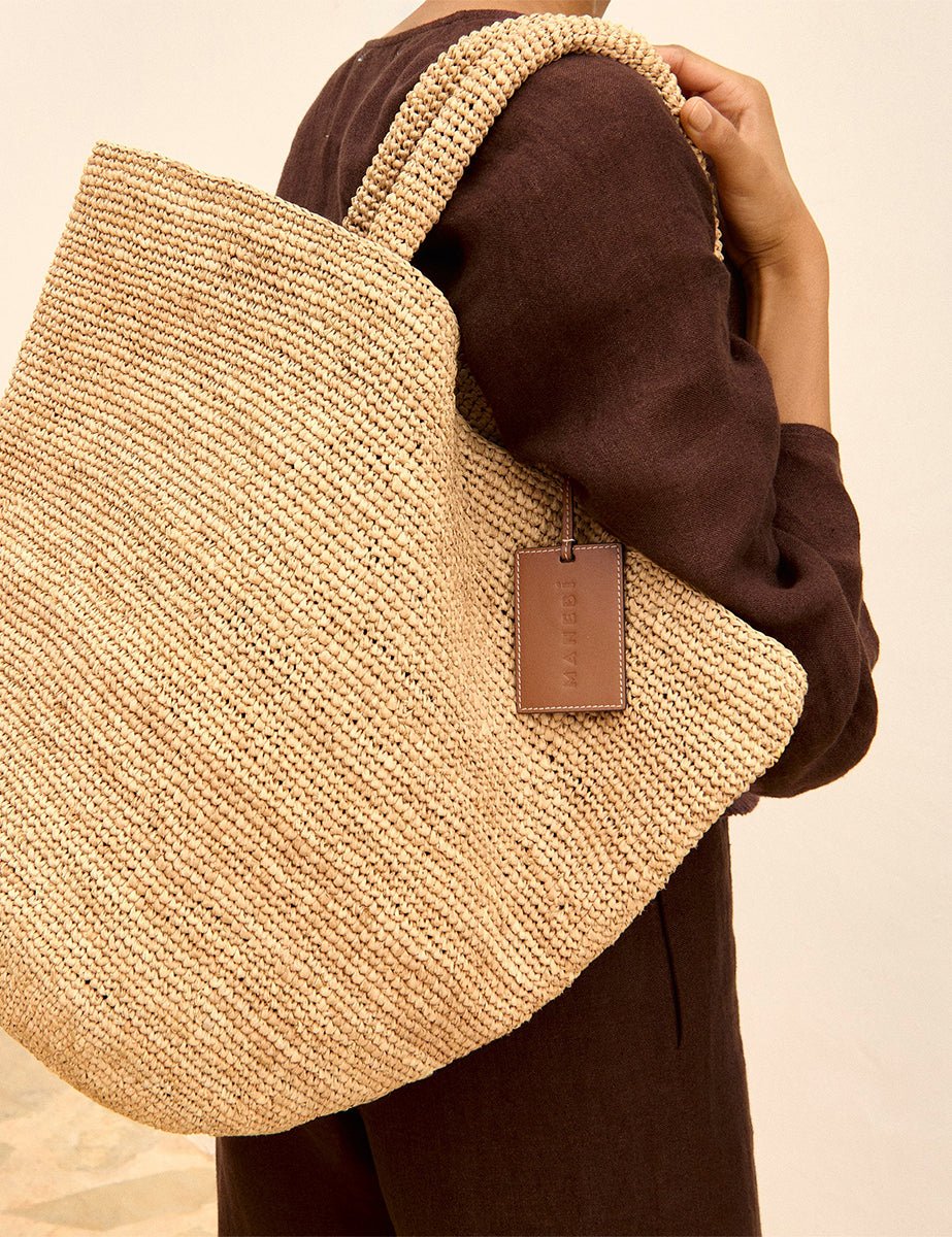 summer bag natural tan - maneb� - shopper