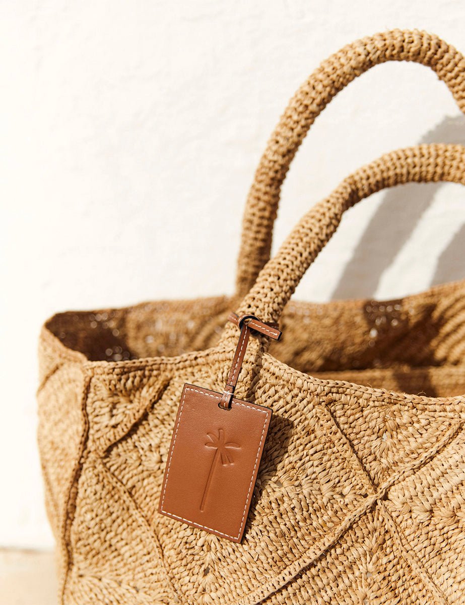 sunset bag large natural tan - maneb� - shopper