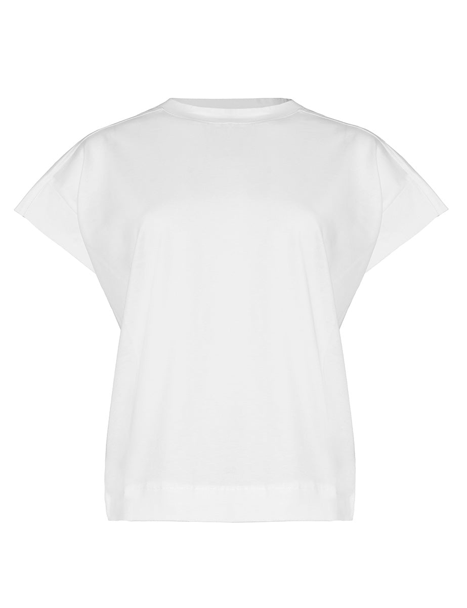 t-shirt alette bianca - alpha - t-shirt