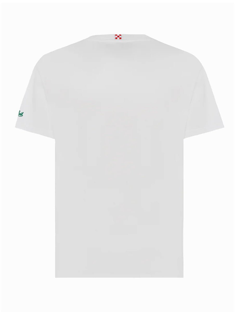 t-shirt austin taschino dealer watch bianco - st. barth - t-shirt