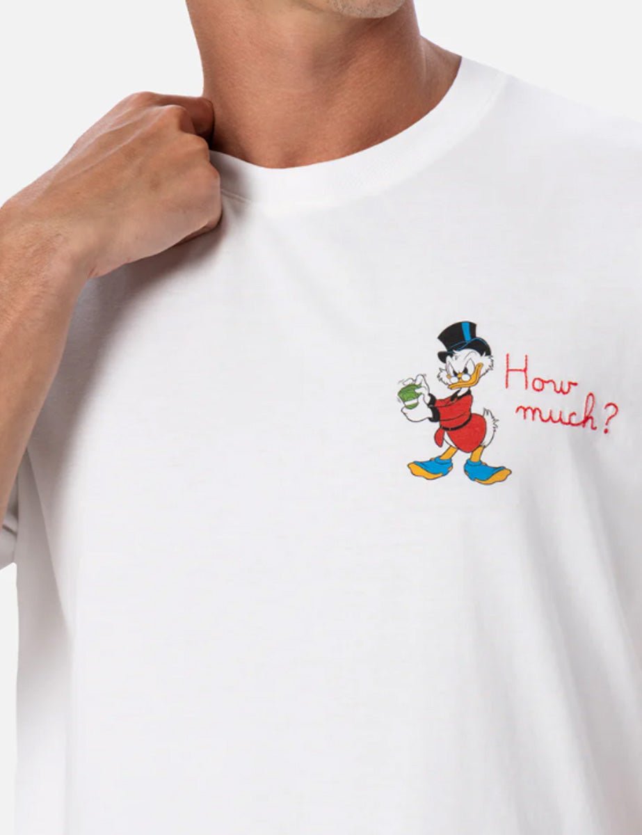 t-shirt classic scrooge bianco - st. barth - t-shirt