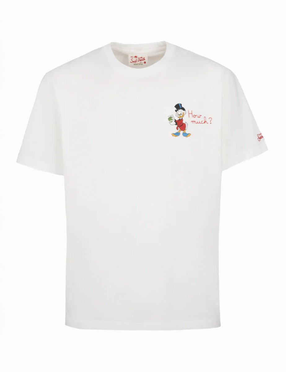 t-shirt classic scrooge bianco - st. barth - t-shirt