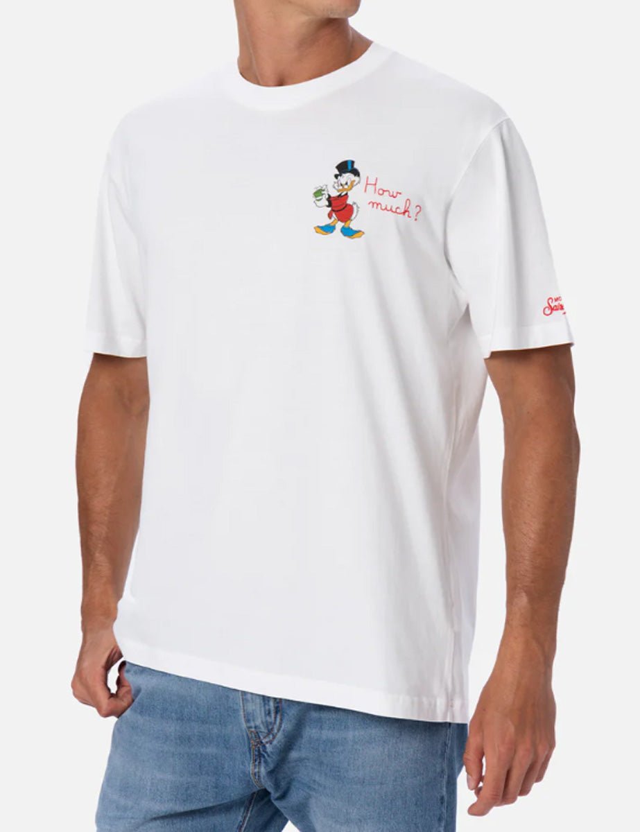 t-shirt classic scrooge bianco - st. barth - t-shirt