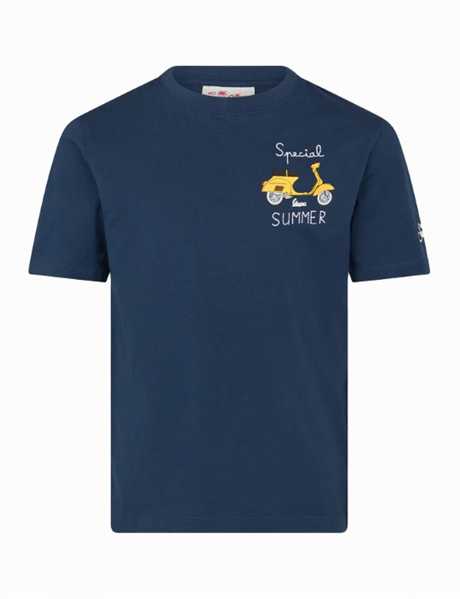 t-shirt classic special summer blu - st. barth - t-shirt