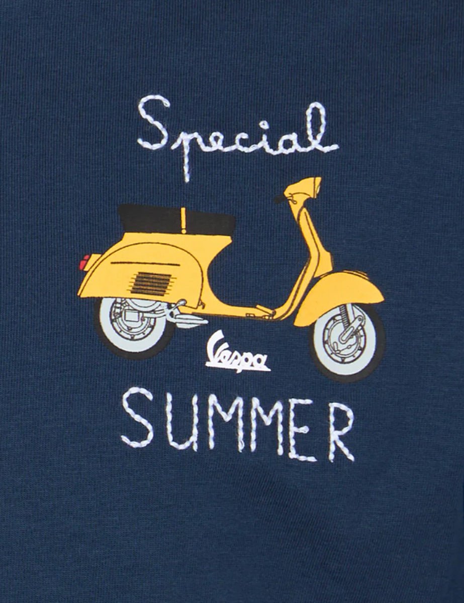 t-shirt classic special summer blu - st. barth - t-shirt