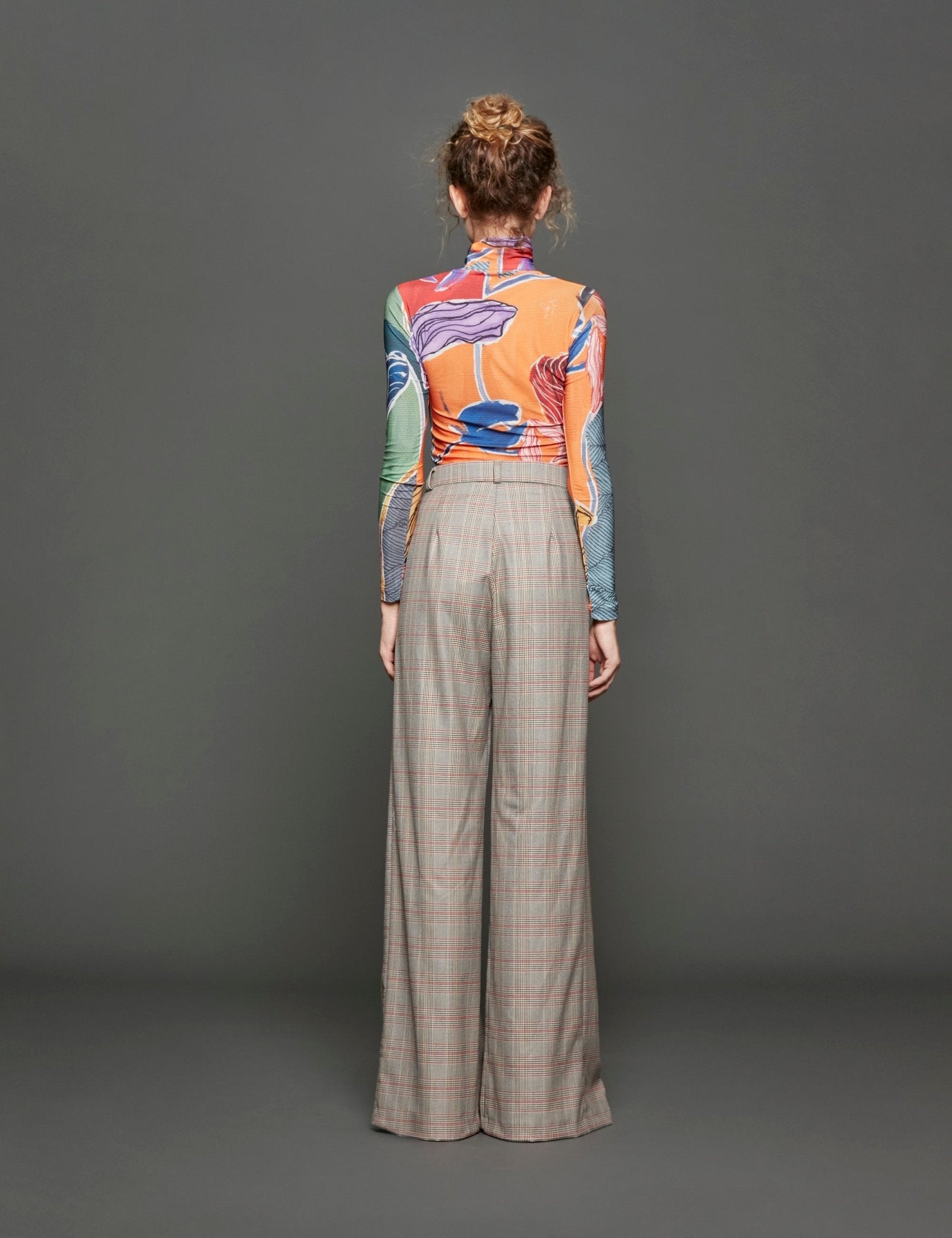 t-shirt collo alto fantasia - stella jean - maglia