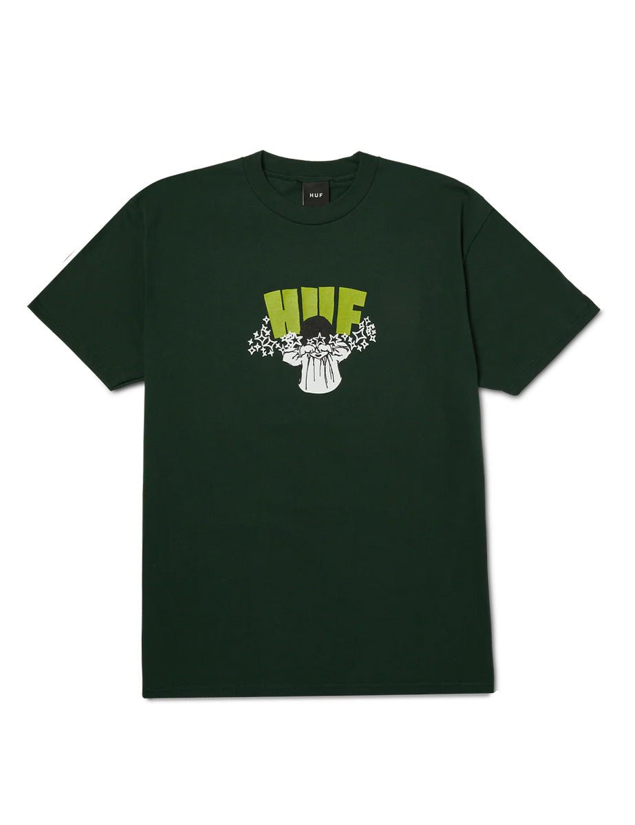 t-shirt dazed forest green - huf - t-shirt