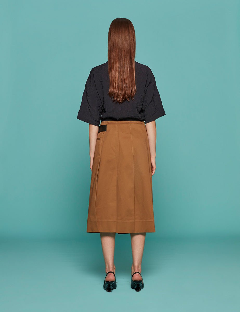 t-shirt easy t midnight navy - tibi - t-shirt