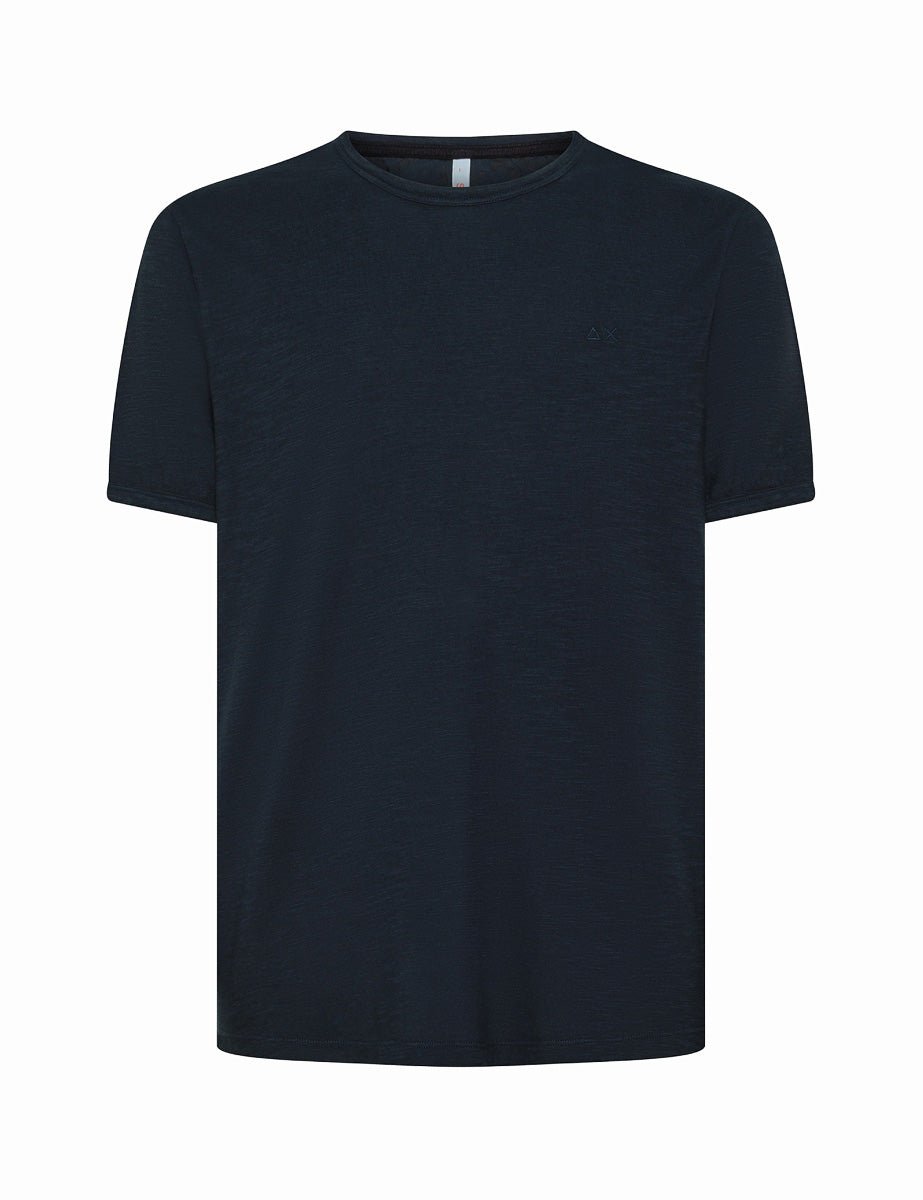 t-shirt fiammata blu navy - sun68 - t-shirt