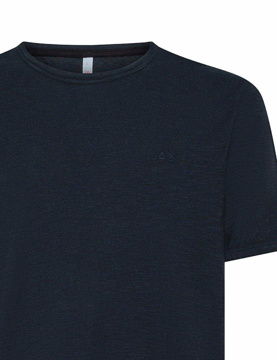 t-shirt fiammata blu navy - sun68 - t-shirt