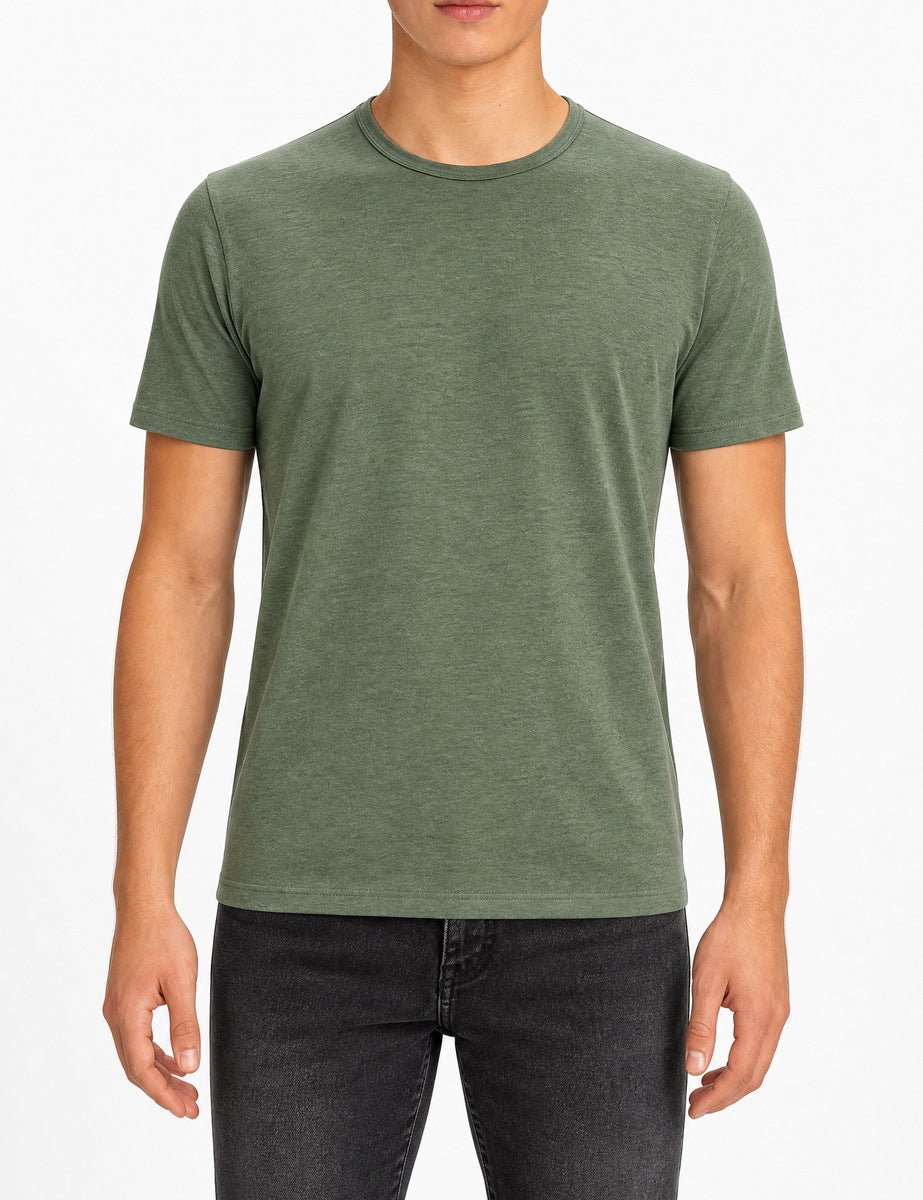 t-shirt lino oliva - daniele fiesoli - t-shirt