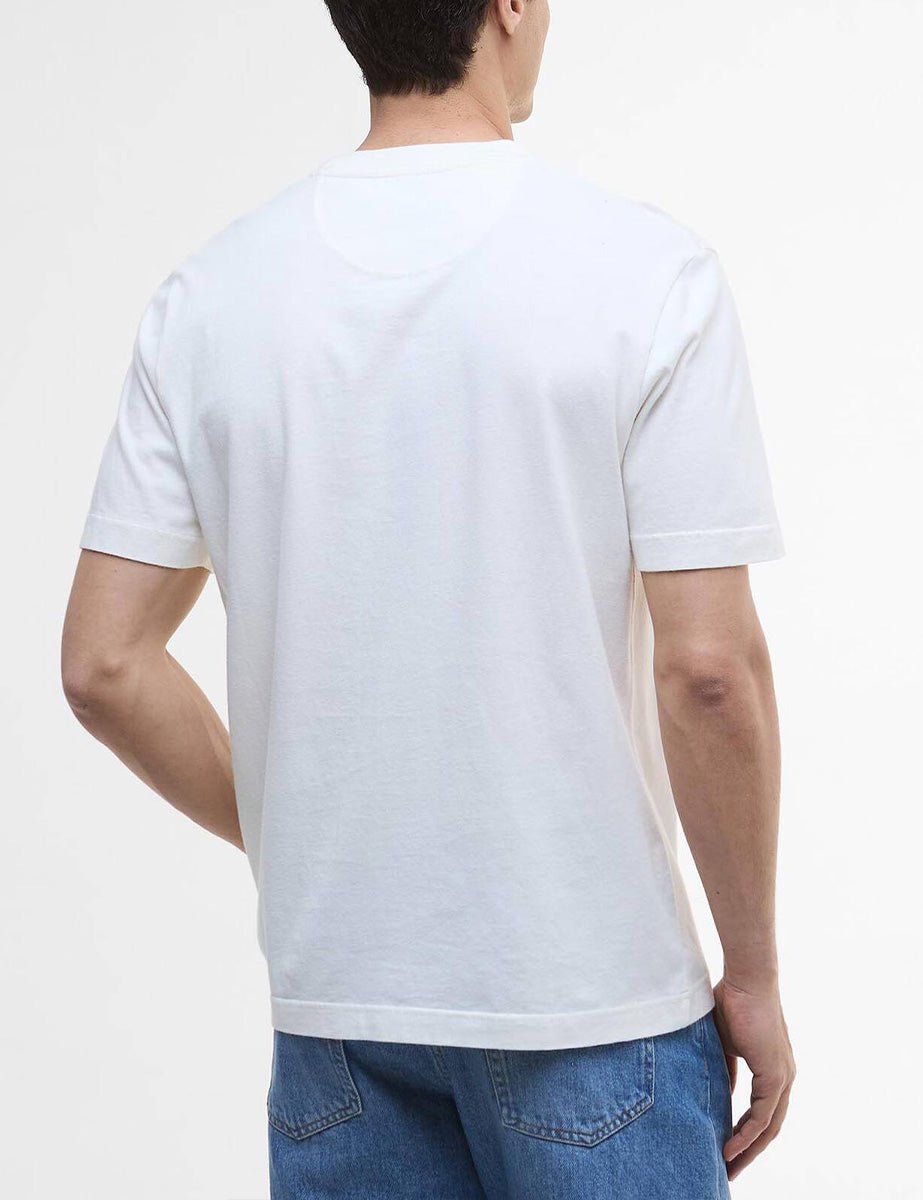 t-shirt multon whisper white - barbour - t-shirt