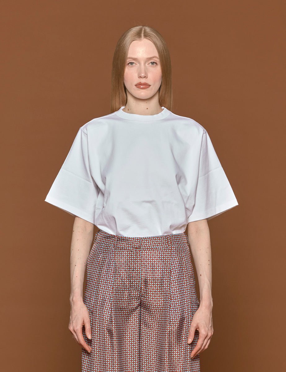 t-shirt over cotone white - rohe - t-shirt