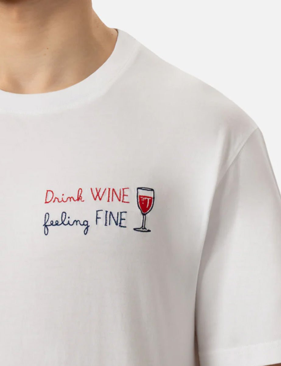 t-shirt portofino wine fine bianco - st. barth - t-shirt