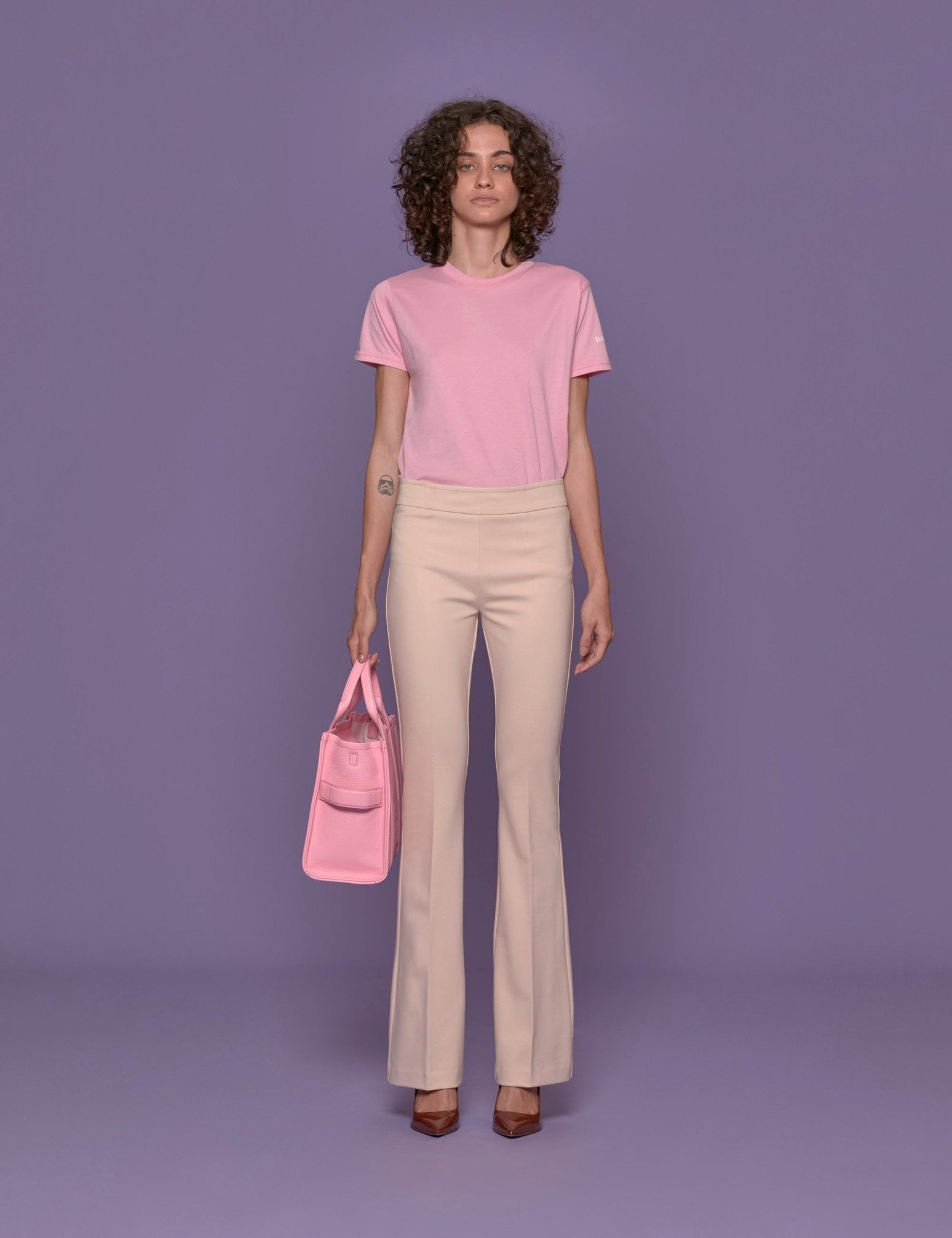 t-shirt rosa - superculture - t-shirt