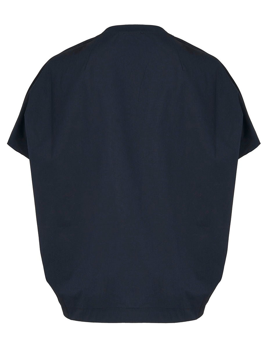 t-shirt uovo pop jersey blu notte - alpha - t-shirt
