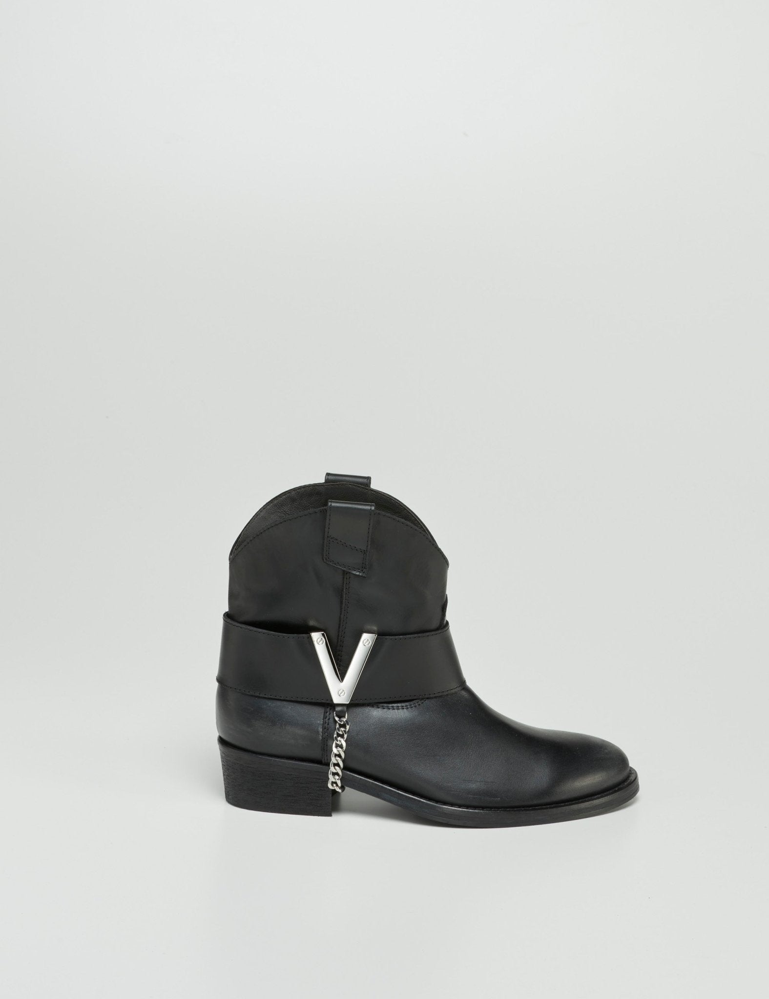 texano cinturone "V" argento - viaroma15 - stivaletto