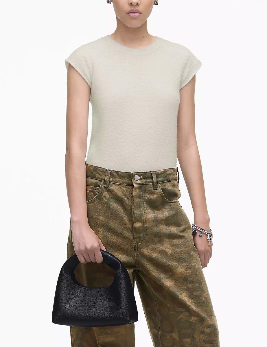 the mini sack leather nero - marc jacobs - shopper