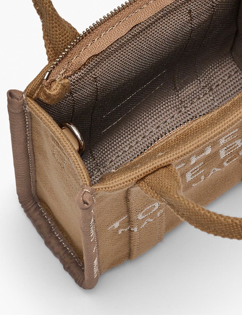 the phone tote leather camel - marc jacobs - shopper