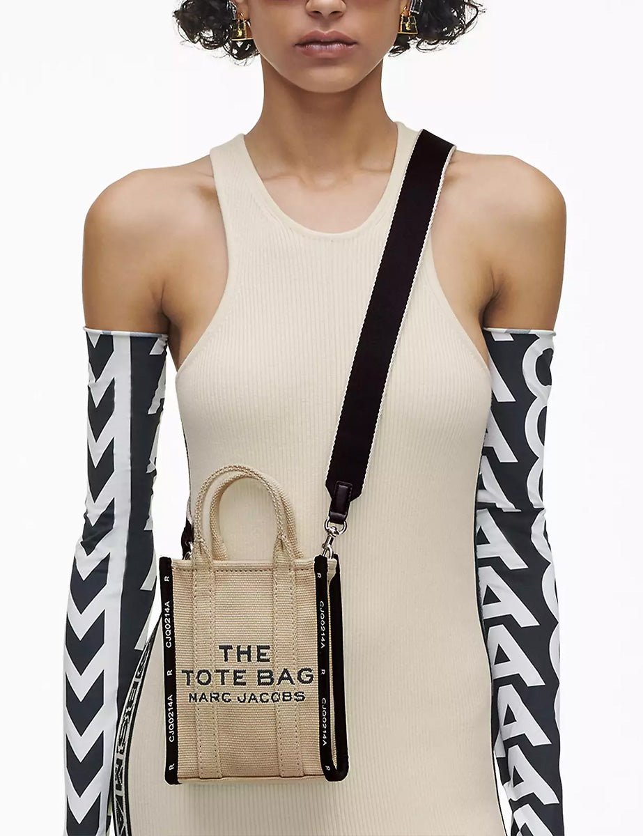 the phone tote leather warm sand - marc jacobs - shopper