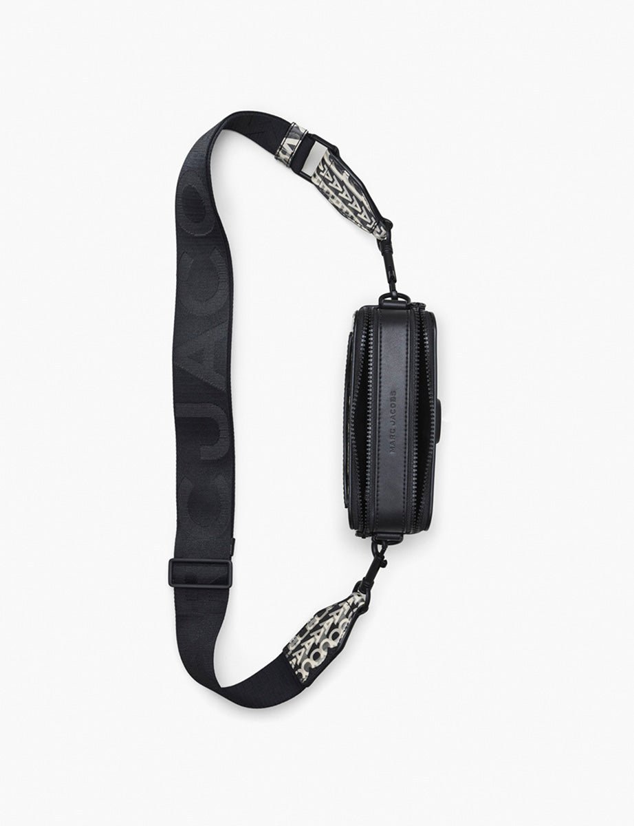 the snapshot leather black white - marc jacobs - clutch