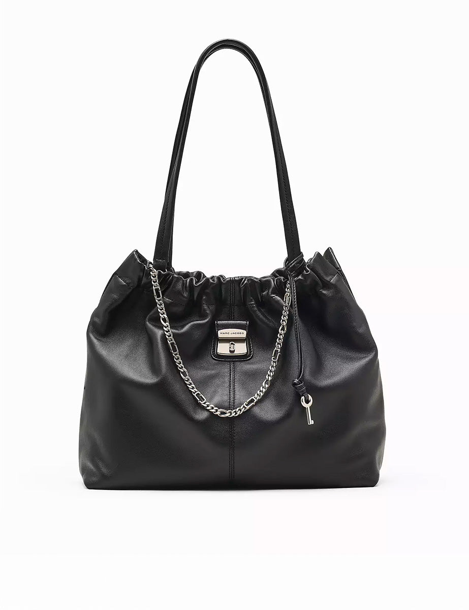 tote bag leather nero - marc jacobs - shopper