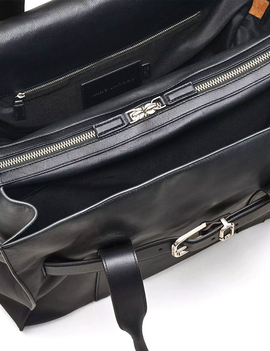 tote bag leather nero - marc jacobs - shopper