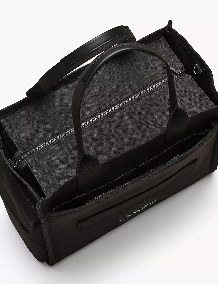 travel tote bag canvas nero - marc jacobs - shopper