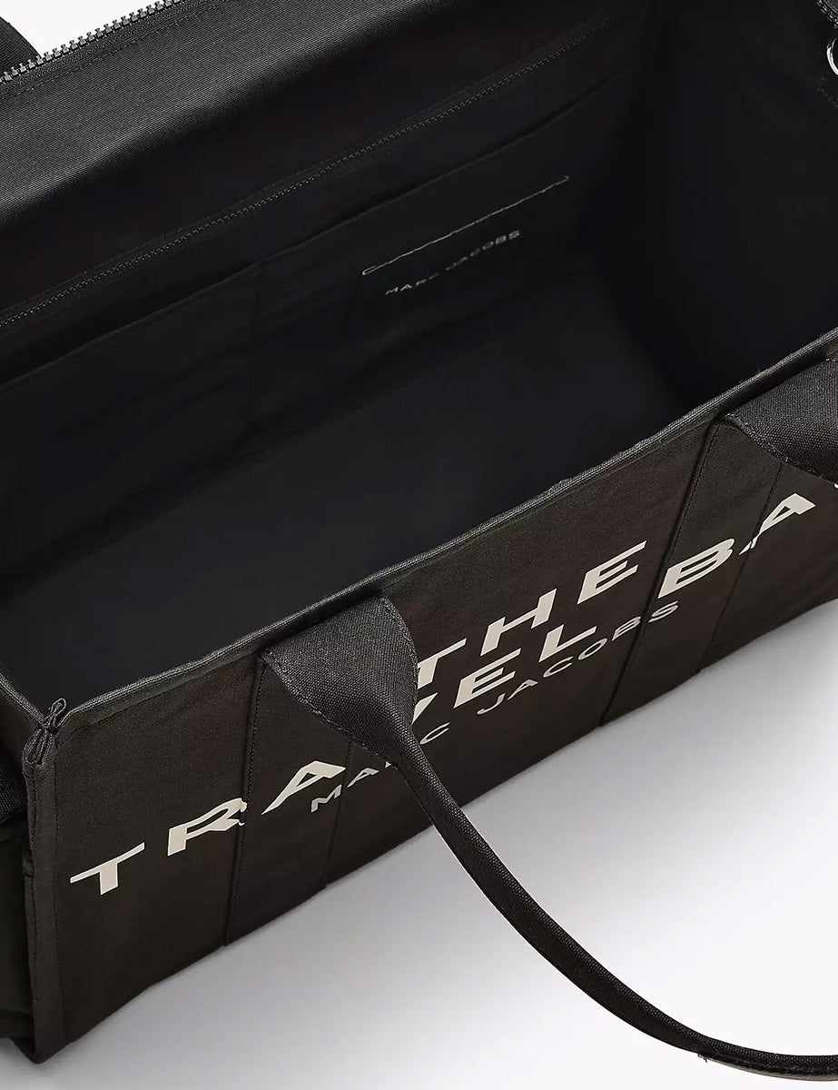 travel tote bag canvas nero - marc jacobs - shopper