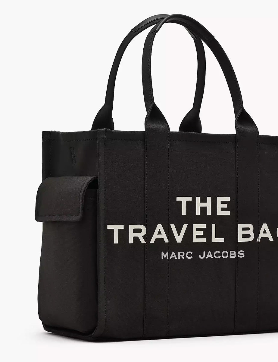 travel tote bag canvas nero - marc jacobs - shopper