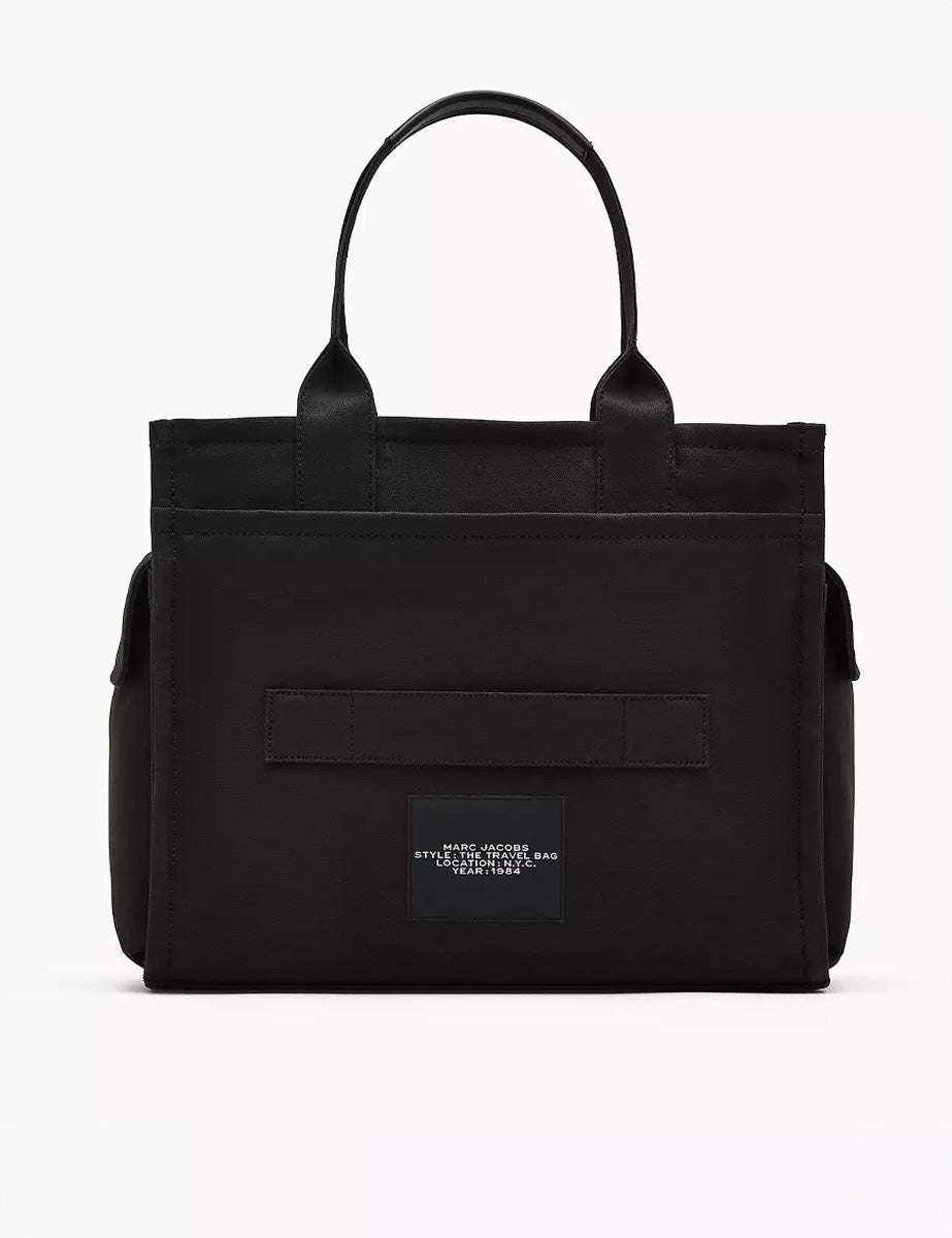 travel tote bag canvas nero - marc jacobs - shopper