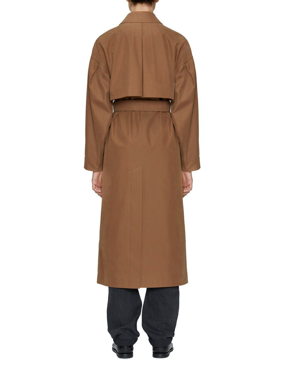 trench cintura cammello - max mara leisure - trench