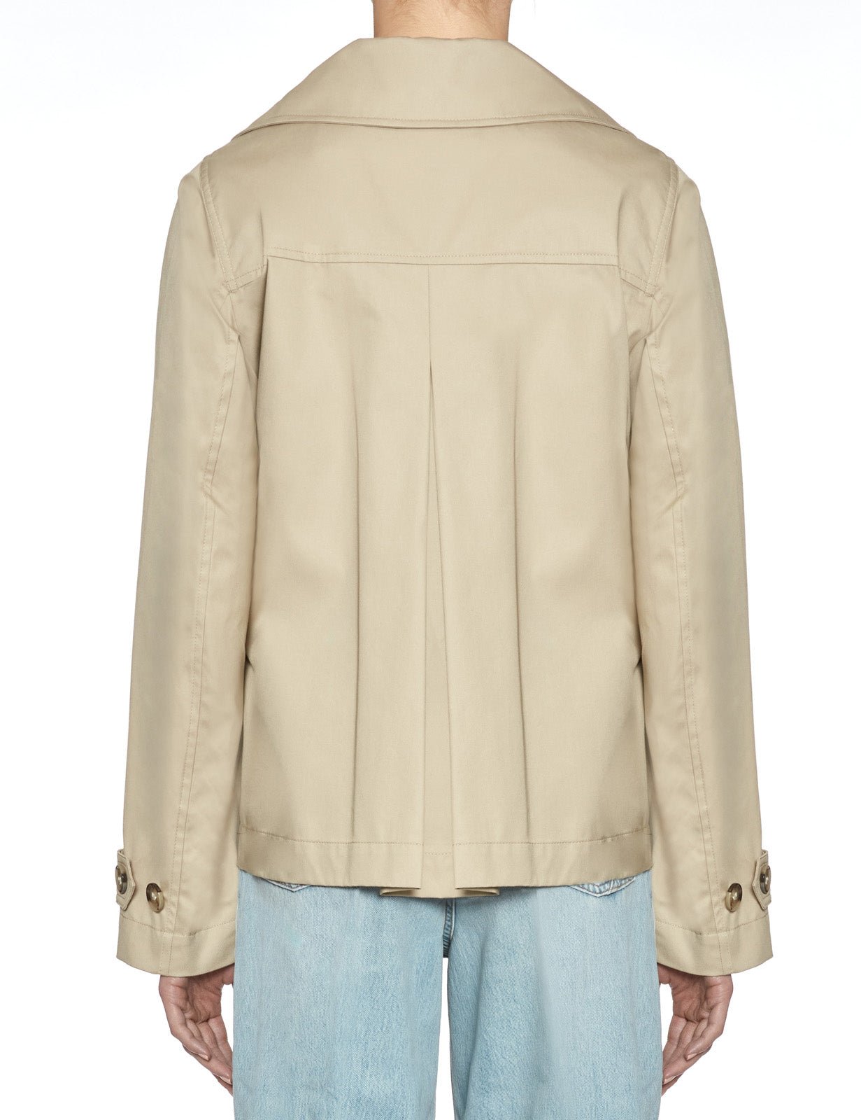 trench corto cotone white pepper - woolrich - giacca