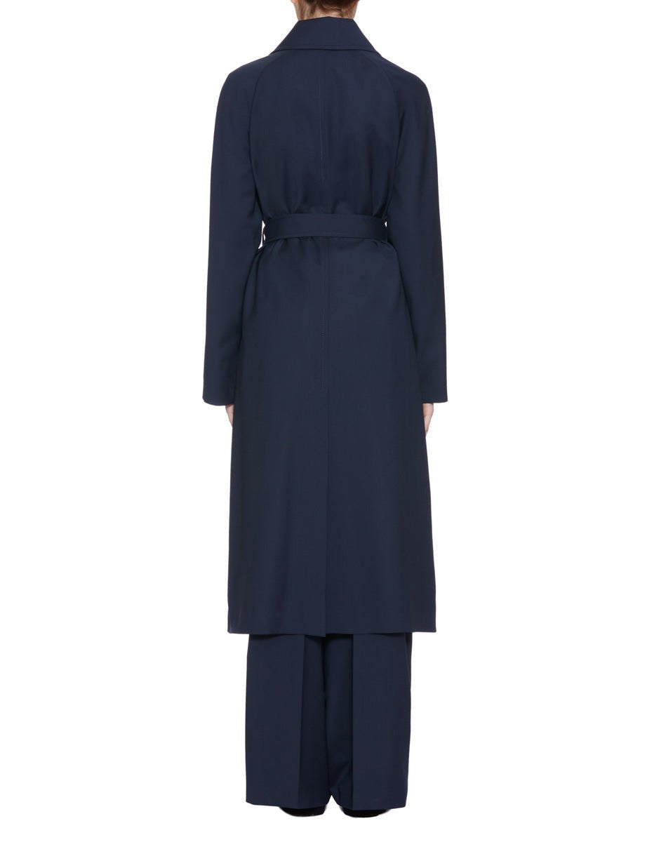 trench fresco lana blu - n21 alessandro dell'acqua - trench