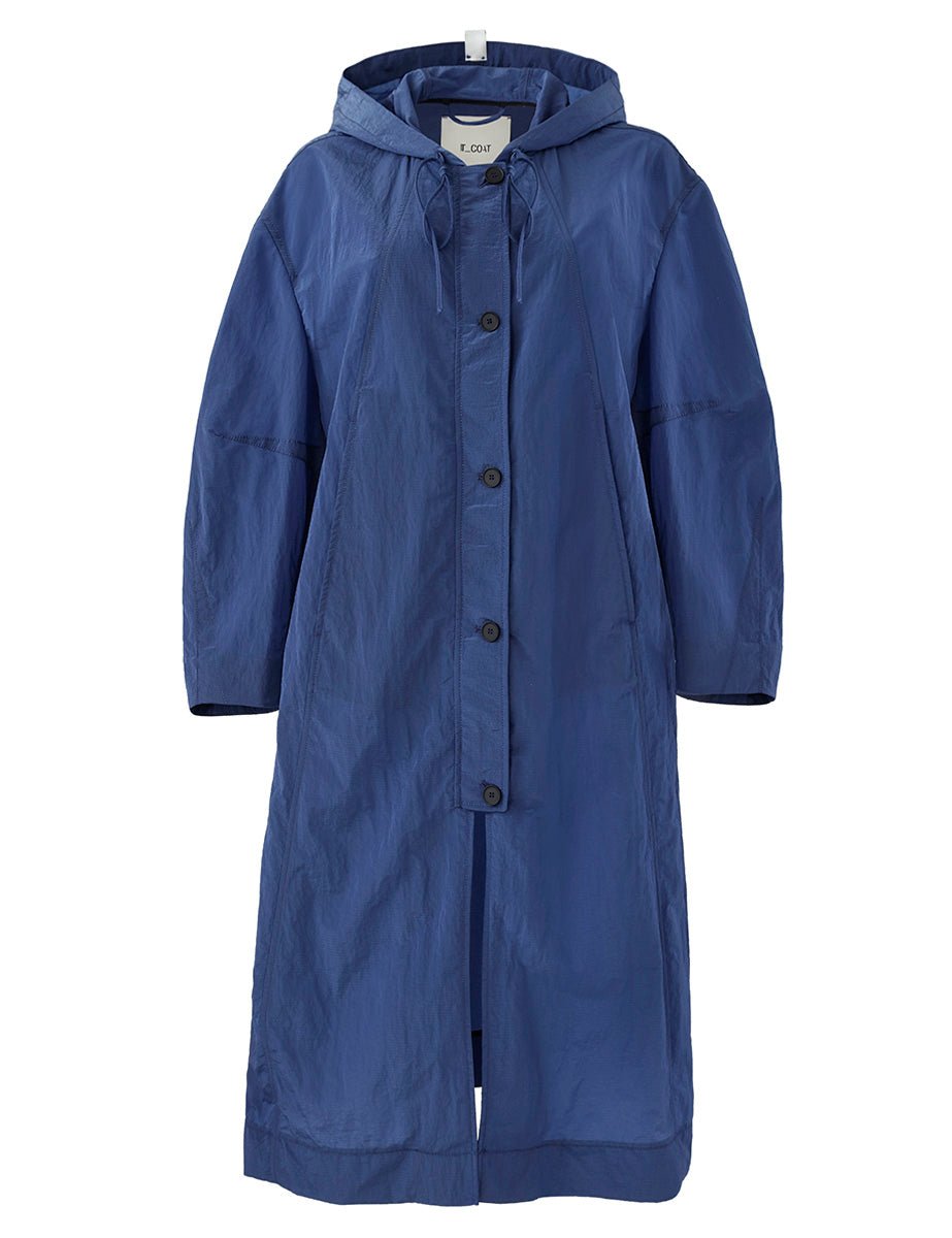 trench ripstop blu - t_coat - trench