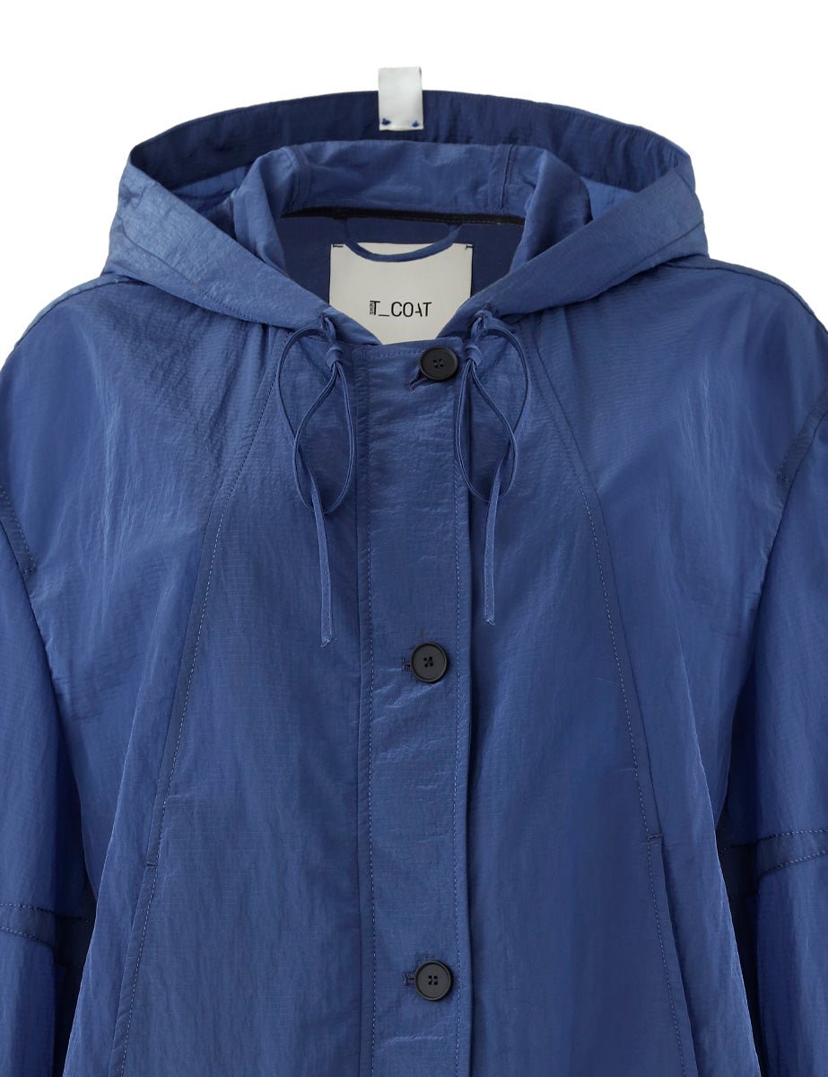 trench ripstop blu - t_coat - trench