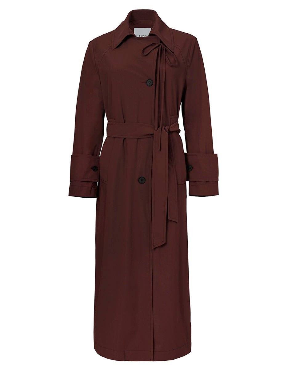 trench tech marrone - t_coat - trench