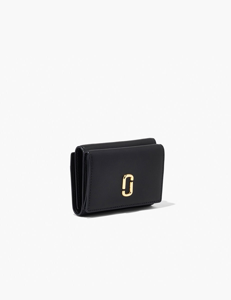 trifold wallet nero - marc jacobs - portafogli