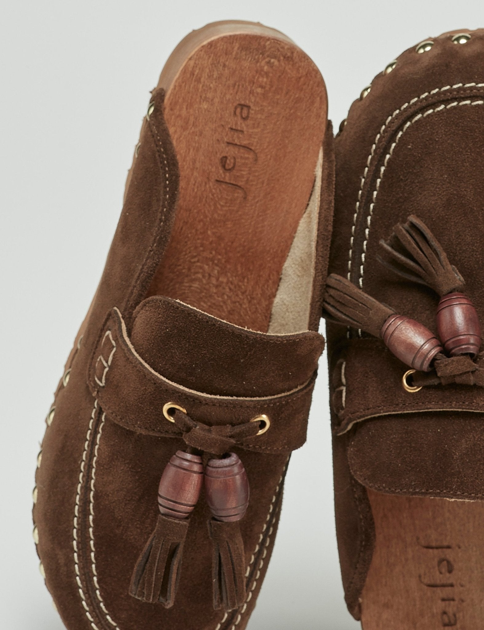zoccoli suede marrone - jejia - zoccolo
