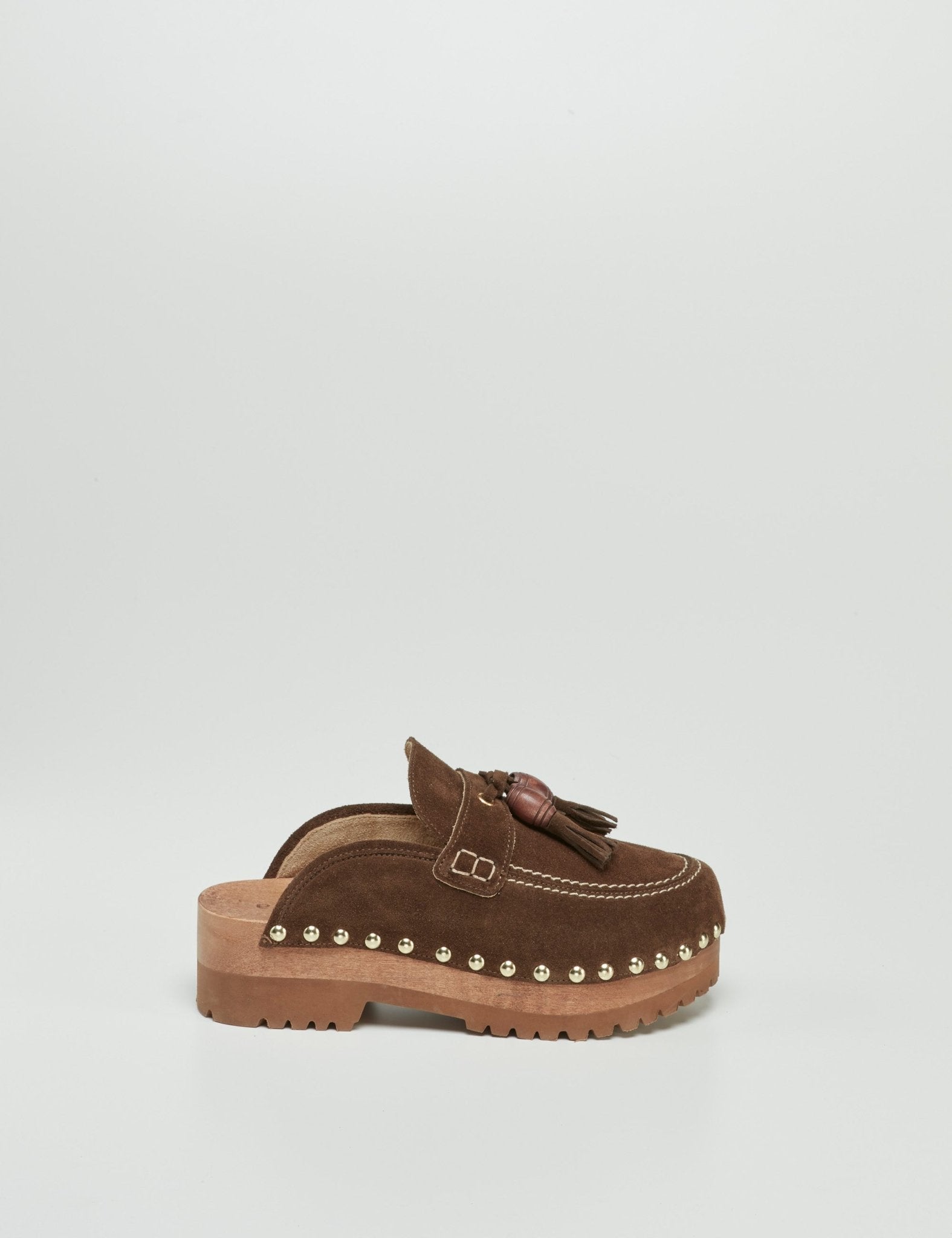 zoccoli suede marrone - jejia - zoccolo